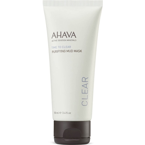 AHAVA Verzuiverende Kleimasker - Diepe Reiniging & Verheldering | Egaliseert Huidtextuur | Dode Zee Modder & Osmoter | Gezichtsmasker met Vitamine C | Gezichtsverzorging voor Dames & Heren - 100ml