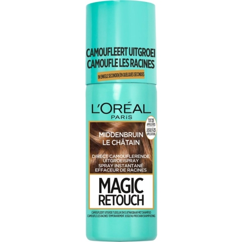 L’Oréal Paris Magic Retouch Middenbruin - Camouflerende Uitgroeispray - 75 ml