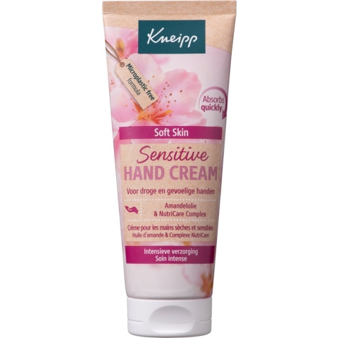 Kneipp Soft Skin - Handcrème - Amandelbloesem - Met verzorgende geur - Beschermt de handen tegen uitdrogen - Vegan - 1 st - 75 ml