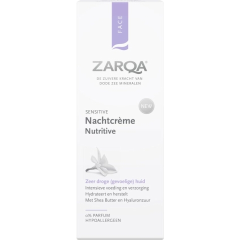 ZARQA Nachtcreme Nutritive (intensieve voeding en verzorging) - 50 ml