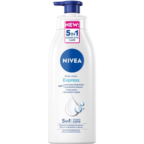 NIVEA Express Bodylotion - Met Verzorgend Serum, Olie end Mineralen - Hydraterend - 400 ml