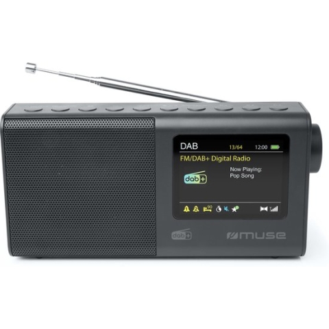 Muse M-117DB - Draagbare DAB+/FM-radio met LCD-kleurendisplay
