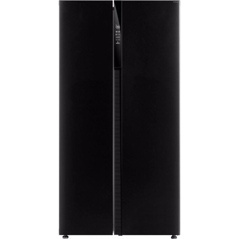 Inventum SKV0178B - Amerikaanse koelkast - 2 deuren - Display - Stil: 35 dB - No Frost - Ice-Twister - 548 liter - Zwart