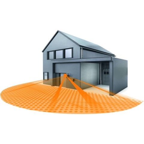 Steinel 180-2 LED PIR Bewegingsmelder/Sensor - Opbouw - Waterdicht IP54 - Zwart