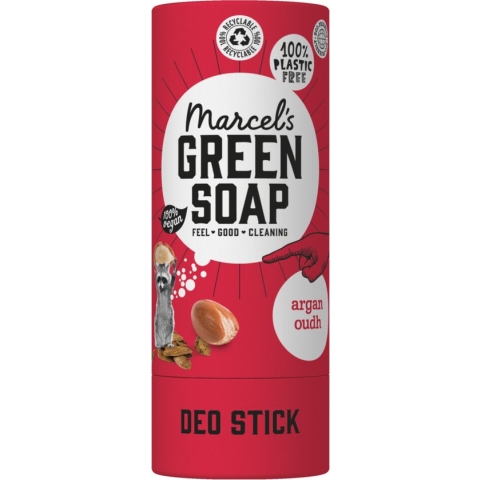 Marcel's Green Soap Deo Stick Argan & Oudh - 40 gram