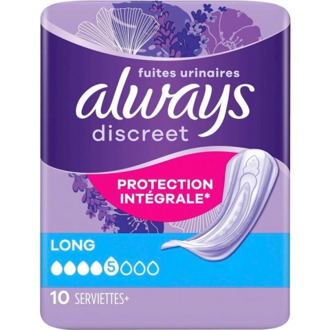 Always Discreet Incontinent medium Pad long - Incontinentiepads