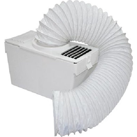 Perel Universele condensopvangbak, voor droogkast zonder afvoer, incl. 1.5 m slang en 2 slangklemmen, wit