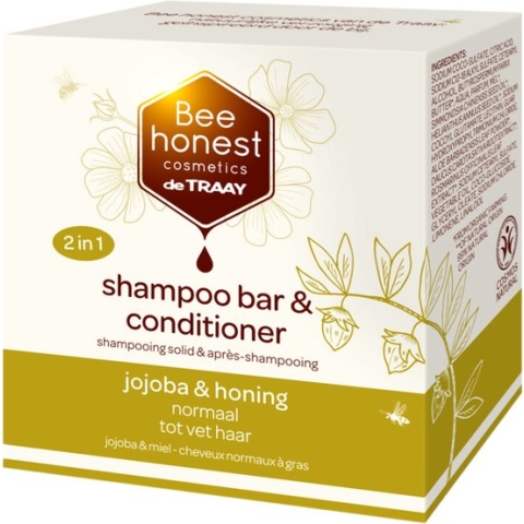 Bee Honest Shampoobar & Conditioner Jojoba & Honing 80 gr