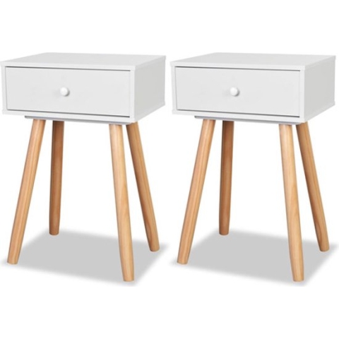 vidaXL-Nachtkastjes-2-st-40x30x61-cm-massief-grenenhout-wit
