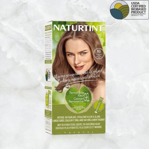 6G Donker Goud Blond - NATURTINT - 170ml - Vegan - Ammoniakvrij - BioBased Certified - Microplastic FREE