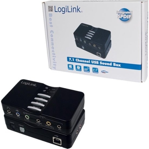 LOGILINK - geluidskaart - Sound Box - 7.1 - USB - Retail