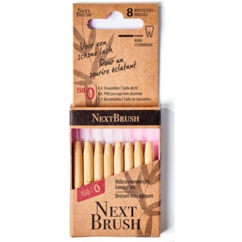 Nextbrush Ragers Bamboe ISO 0 8 stuks