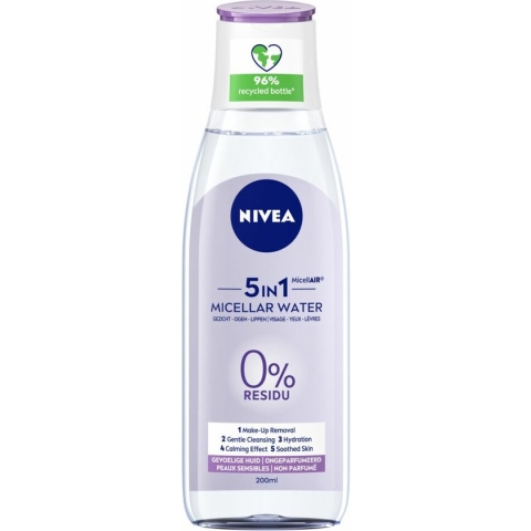 NIVEA Micellar Water Sensitive Skin Anti Residu - 200 ml