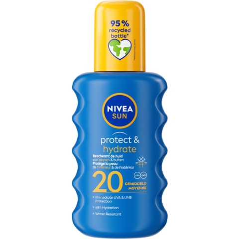 NIVEA SUN Zonnebrand Spray Protect & Hydrate SPF 20 - 200 ml