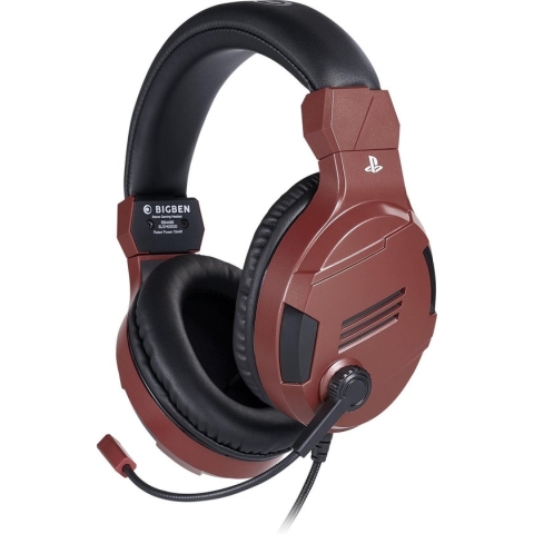 Bigben Stereo Gaming Headset V3 - PS5 & PS4 - Rood
