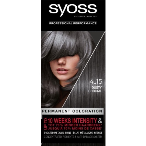 SYOSS Color baseline 4-15 Dusty Chrome haarverf - 1 stuk