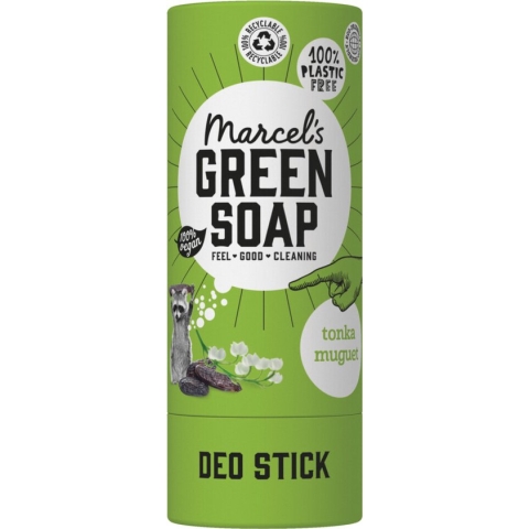 Marcel's Green Soap Deodorant Stick Tonka & Muguet - 40 gram