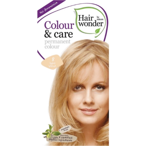 Hairwonder Colour & Care 8 - Light Blond - Haarverf