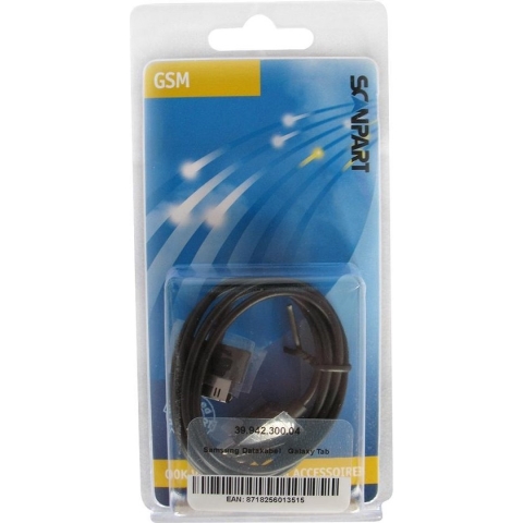 Xccess USB-A naar Samsung 30-pin Kabel 1 Meter - Zwart