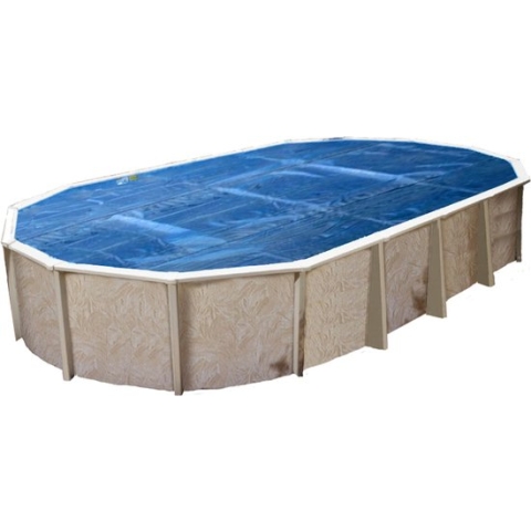 Interline Zwembad Interline zomerafdekking voor zwembaden, 730 cm x 360 cm ovaal