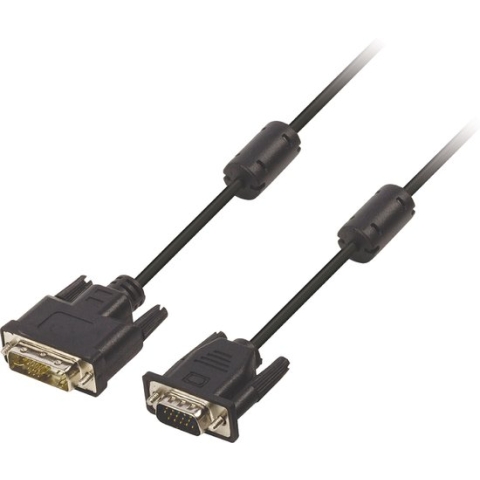 DVI Cable DVI-A 12+5-Pin Male - VGA Male 2.00 m Black