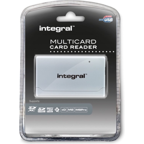 Integral MultiCard reader 17-in-1
