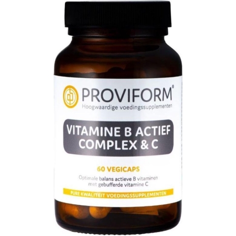 Proviform Vitamine B Actief complex & C - 60 vcaps
