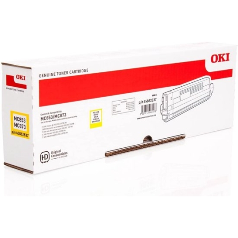 Toner OKI 45862837 Yellow