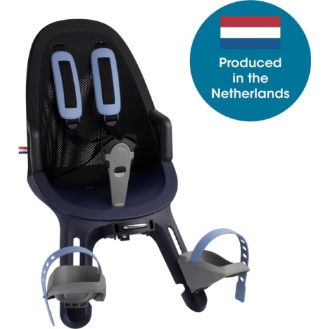 Qibbel Air Fietsstoeltje Voor - Denim Blue