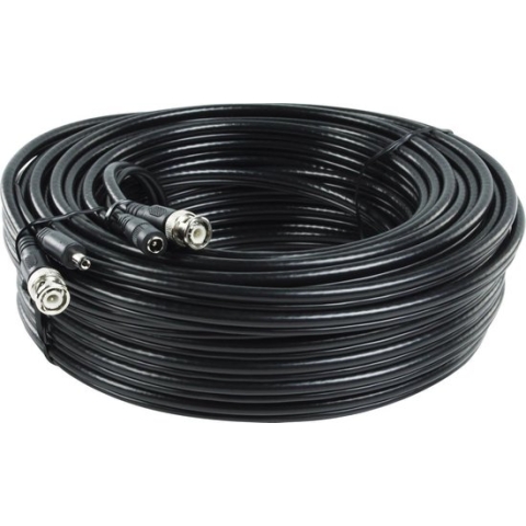 Konig BNC kabel met DC voeding voor beveiligings camera's - 30 meter