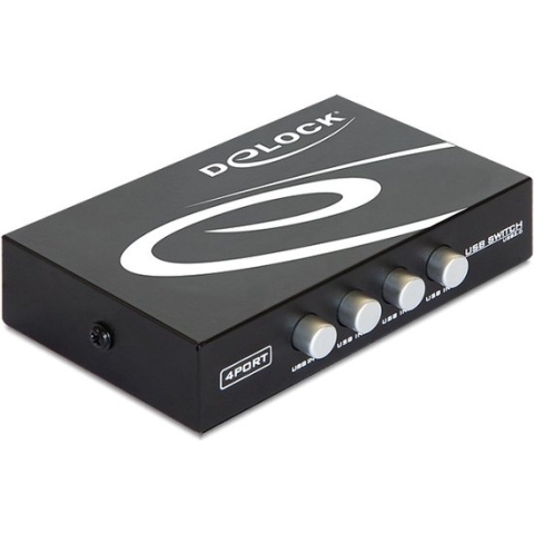 USB Switch Delock 4 ingangen - 1 uitgang