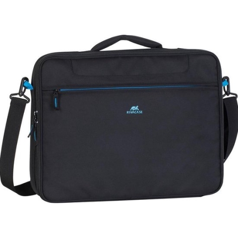 RivaCase 8087 - Laptoptas - Schoudertas - Clamshell - 16 inch- Zwart