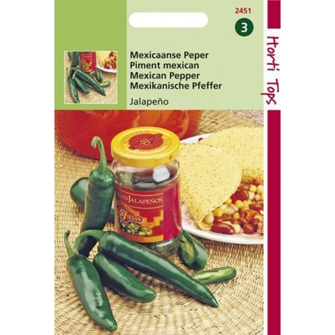 Hortitops Zaden - Peper Jalapeño Mexicaanse