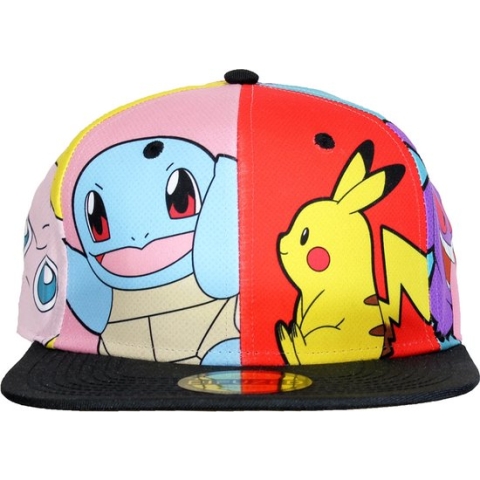 Pokémon - Multi Pop Art Snapback Pet - Multicolours