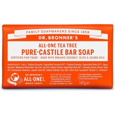 Dr Bronners Toiletzeep tea tree