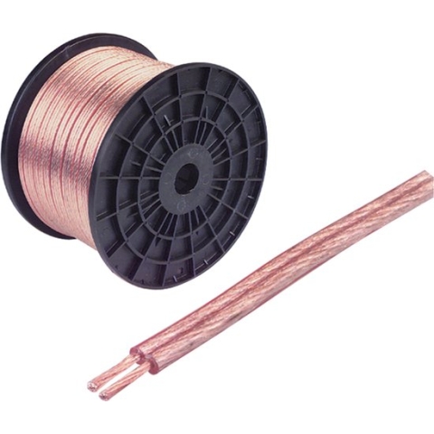 Luidsprekerkabel CCA 2 x 2,5mm2 - Transparant - 100 meter