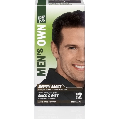 Hennaplus Men's Own Medium Brown - Haarverf