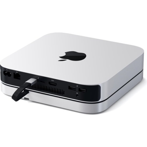 Satechi Aluminum Mac Mini Standaard & Hub - Silver