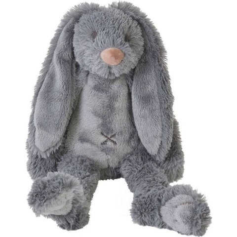 Happy Horse Konijn Richie Knuffel 28cm - Donkergrijs - Baby knuffel