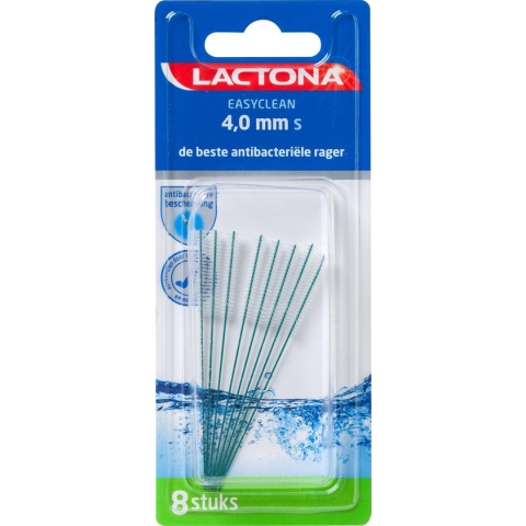 Lactona Ragers Easyclean 4,0 mm S - Tandenrager - 8 stuks