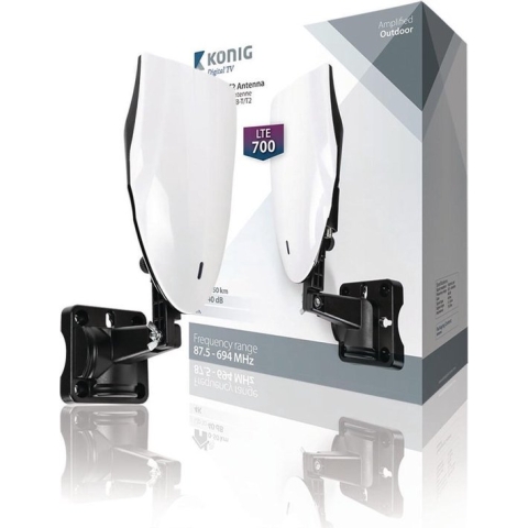 König DVB-T/T2 Versterkte Buitenantenne (Digitenne) met LTE filter"