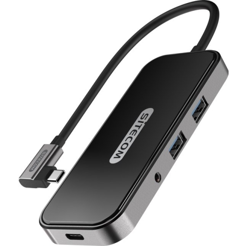 Sitecom - Usb c Multiport Adapter - HDMI, Usb-C, Usb-C PD, 2X USB-A - Cardreader - 3.5 Audio