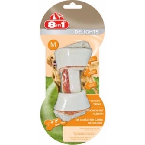 8in1 Delights - Kip - Hondensnack - M