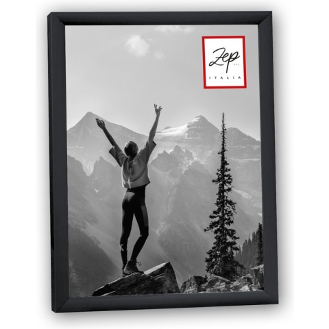 ZEP - Kunststof Fotolijst New Easy Zwart voor foto formaat A4 / 21x29,7 - KB11