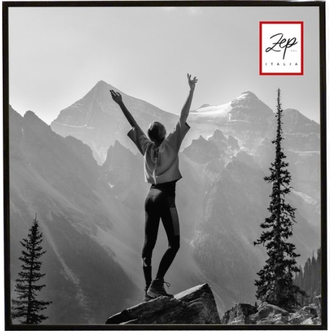 ZEP - Kunststof fotolijst 40x40 zwart New Easy - KB17