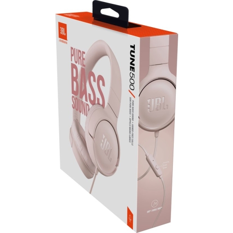 JBL T500 - On-ear koptelefoon - Roze
