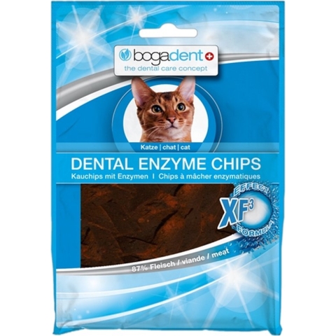 Bogadent Dental Enzyme Chips Kat - Gebitsverzorging Kat - 50 g