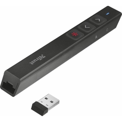 Trust Sqube - Draadloze Presenter -  Ultra-slim – Laserpen