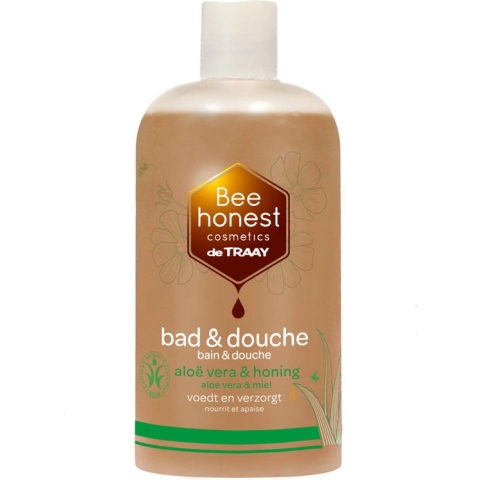 Bee Honest Bad & Douche Aloë Vera & Honing 500 ml