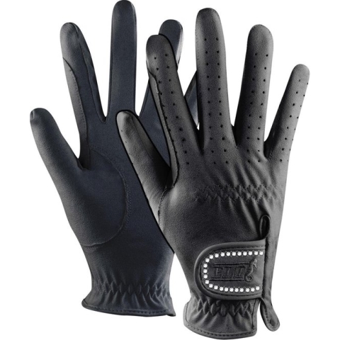 Elt Rijhandschoen Allrounder Stras Zwart Small